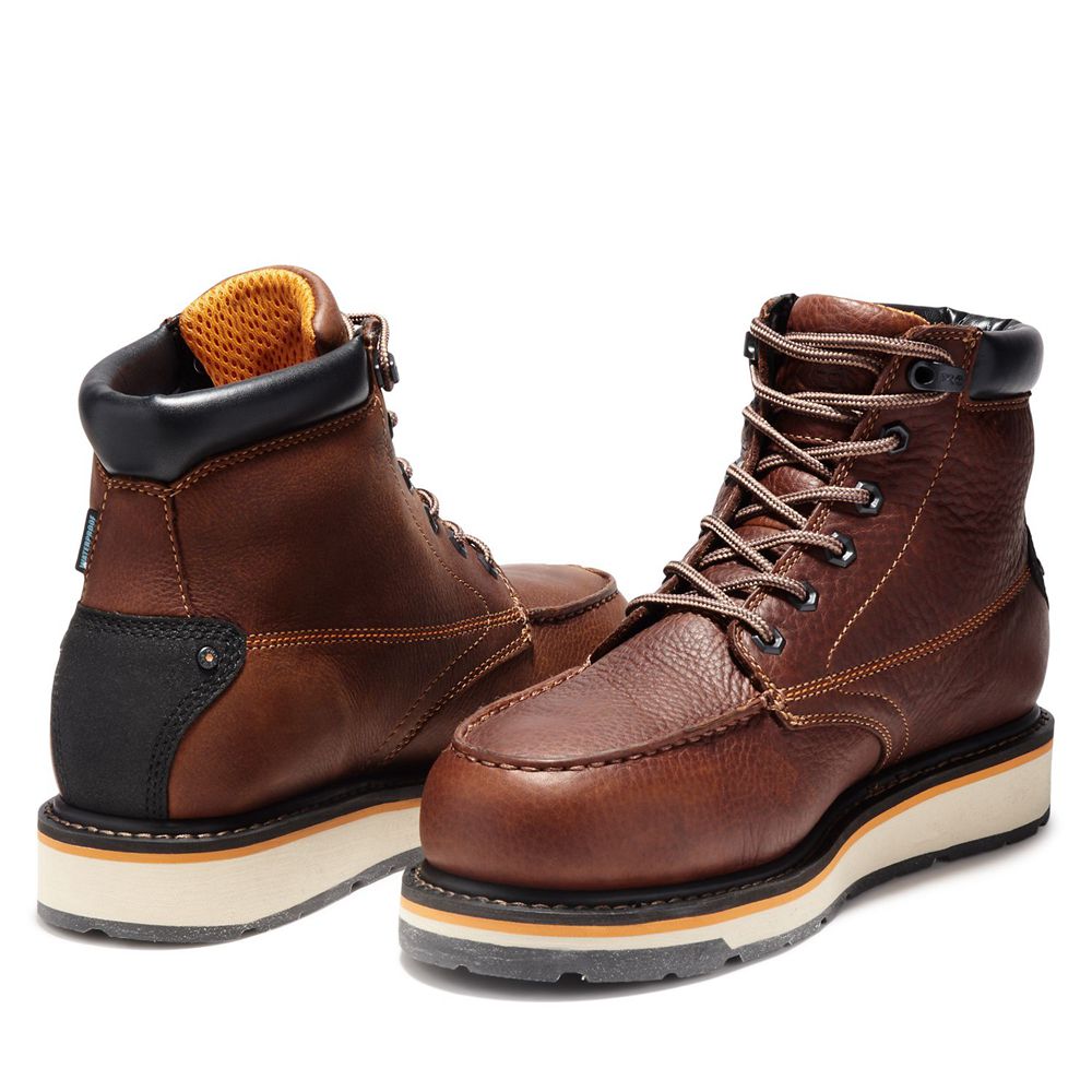 Botas de Trabajo Masculino - Timberland Pro® Gridworks 6\" Alloy Toe - JWLIB2085 - Marrom